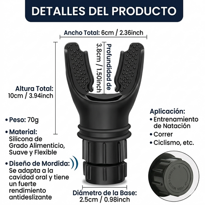 Entrenador Pulmonar con Resistencia Ajustable